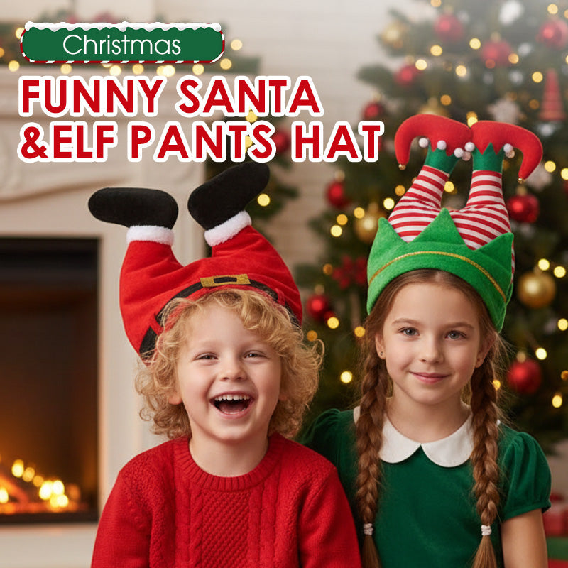 🎄🎁Christmas Funny Santa & Elf Pants Hat