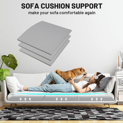 🛋️ BUY 3 GET 1 FREE! ✨ Sofa Cushion Support for Sagging Seats - High-Density Foam Insert with Non-Slip Base for Enhanced Comfort & Posture 🏠💫