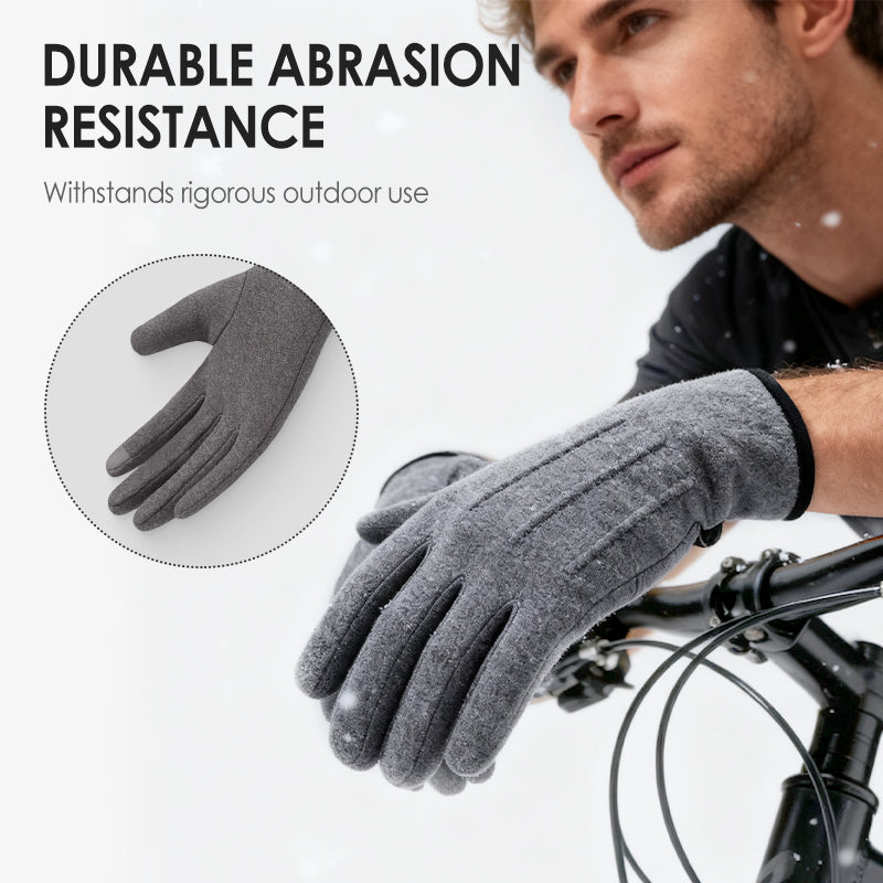 Windproof Warm Gloves with Touchscreen & Anti-Slip Grip