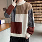 🔥Men's jumper with vintage colour blocks