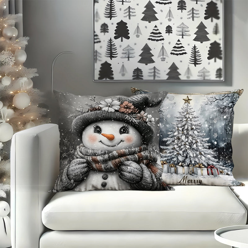 🎅Christmas Sale-Buy 1 Get 1 Free!!🎁Christmas Throw Pillow Cover