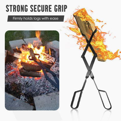 🔥Limited time promotion 50%OFF🔥Durable & Foldable Firewood Tongs