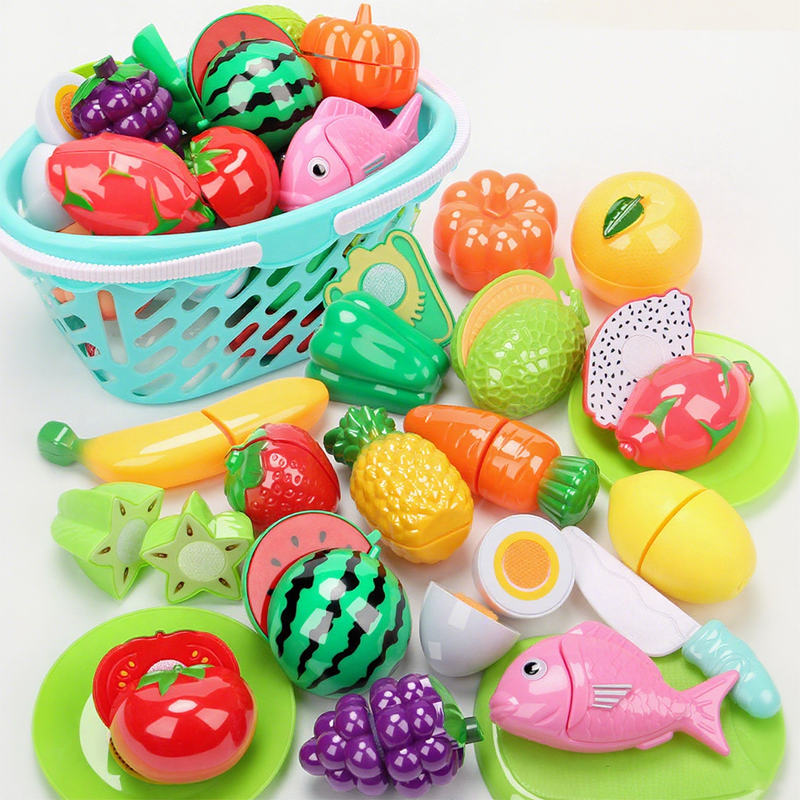 🎁50% OFF Christmas Sale🍎✨【Pretend Cutting Play Food Toys for Kids】✨