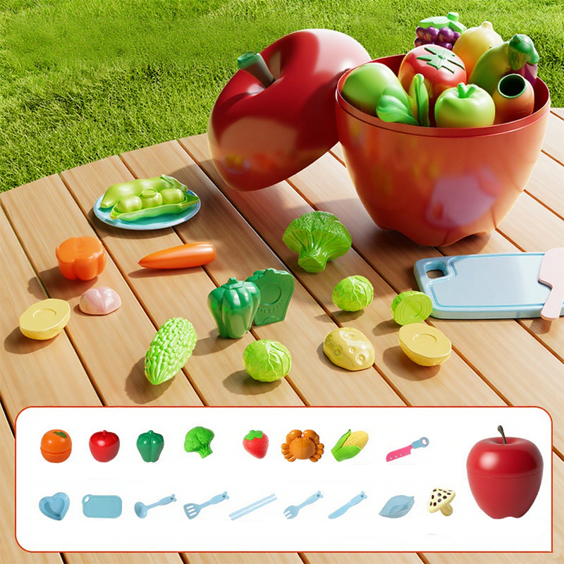 🎁50% OFF Christmas Sale🍎✨【Pretend Cutting Play Food Toys for Kids】✨