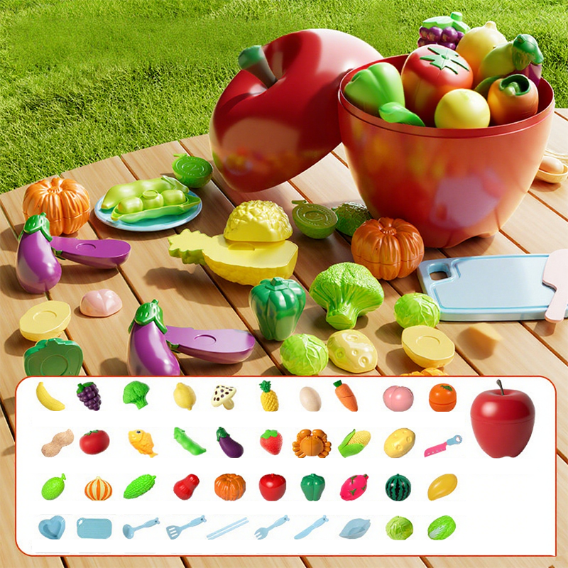 🎁50% OFF Christmas Sale🍎✨【Pretend Cutting Play Food Toys for Kids】✨