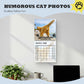 🐾😹2026 Funny Cat Wall Calendar