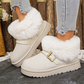 Women’s Warm Faux Fur Lined Slip-On Platform Boots