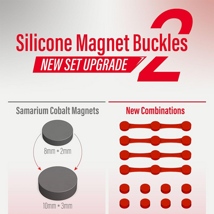 Air Fryer Magnet Silicone Buckle Set