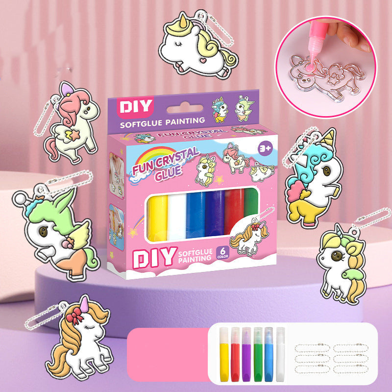 ✨👼DIY Bake-Free Gel Painting Set for Kids🚀