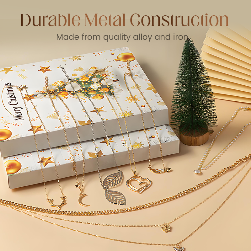 🎁 Christmas Sale 50% OFF!!🔥 24 Days of Surprises — 24-Grid Christmas Jewelry Set