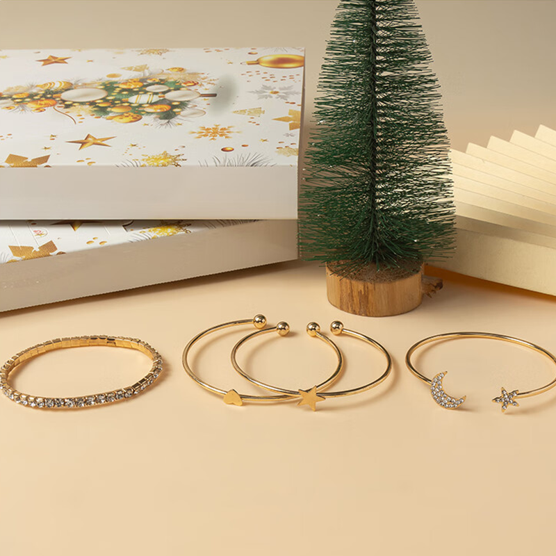 🎁 Christmas Sale 50% OFF!!🔥 24 Days of Surprises — 24-Grid Christmas Jewelry Set