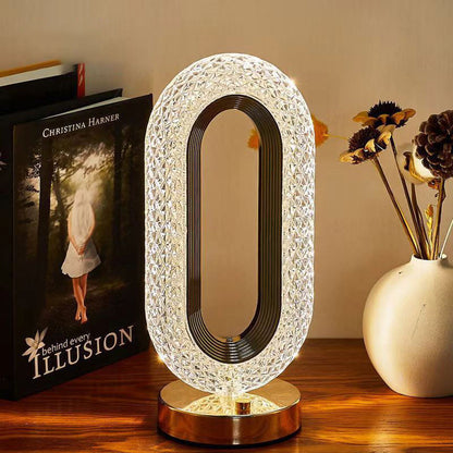 🎁Xmas Sale 50% OFF!!🎄50K+ SOLD! ✨Rechargeable Luxury Crystal LED Night Light Lamp