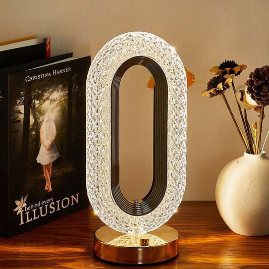 🎁Xmas Sale 50% OFF!!🎄50K+ SOLD! ✨Rechargeable Luxury Crystal LED Night Light Lamp