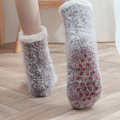 Cozy Lounge Slipper Socks with Grippers