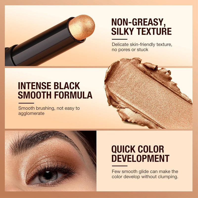 💜LAST DAY PROMOTION - 50%OFF💜8 Colors Glitter Eyeshadow Stick Waterproof & Long-Wearing & Multi-Use