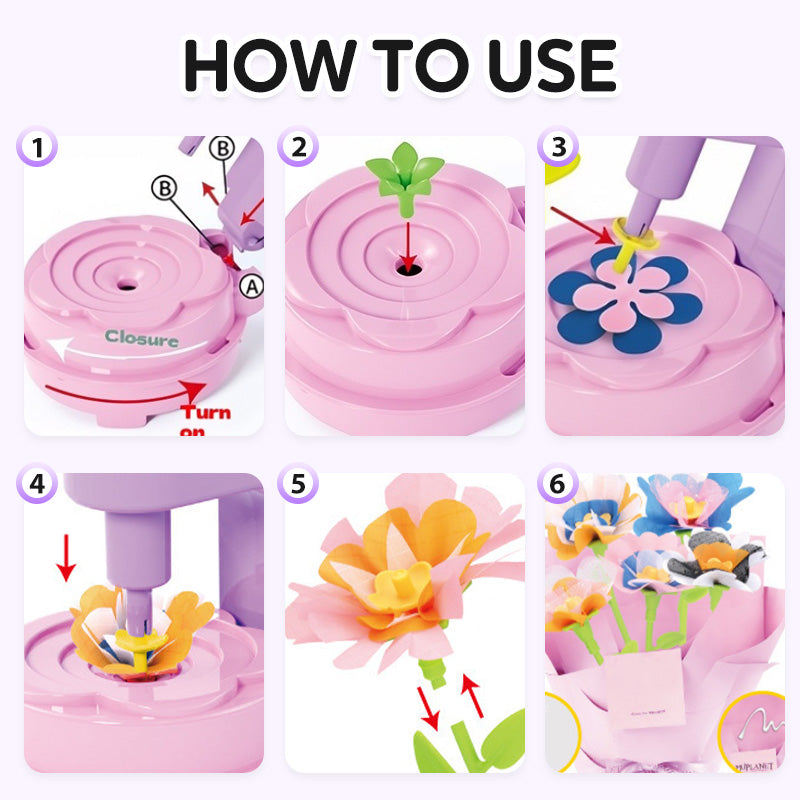 🎁Xmas 50% discount -✨【DIY Bouquet Making Toy Kit for Kids】✨