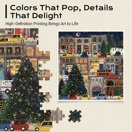 Winter Lights Decorative Puzzle Set