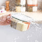 4 Compartments Clear Sealed Seasoning Box