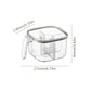 4 Compartments Clear Sealed Seasoning Box