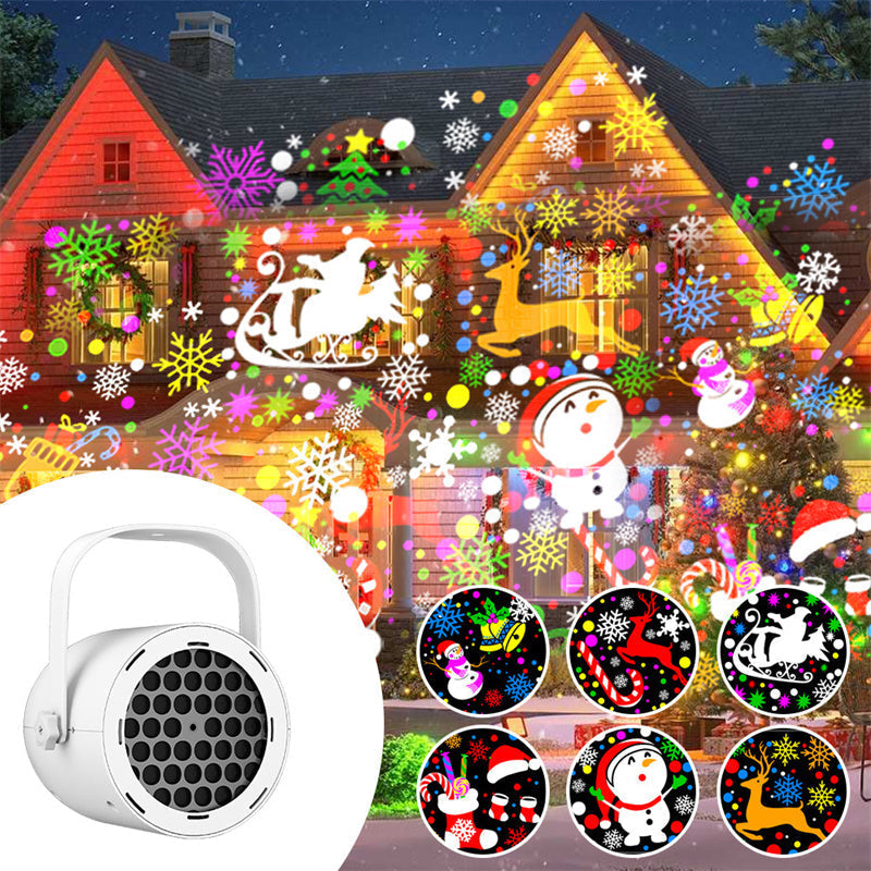 16-Pattern USB Christmas Projector Light
