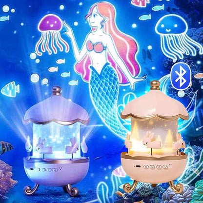 Bluetooth Night Light Projector for Girls