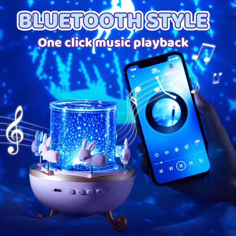 Bluetooth Night Light Projector for Girls