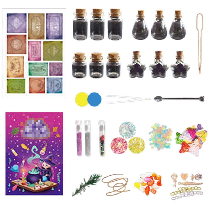 🔥Xmas Sale 50% OFF🎁✨【Magic Potion Making Kit for Kids】✨ -DIY STEM Science Experiments with 12 Bottles & Guided Instructions!🪄