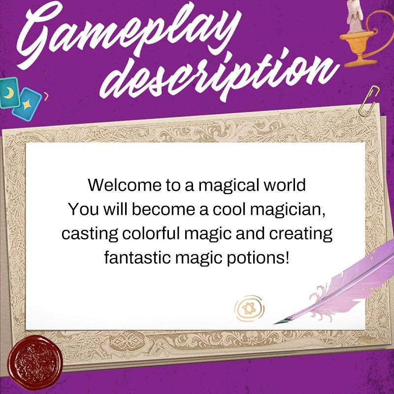 🔥Xmas Sale 50% OFF🎁✨【Magic Potion Making Kit for Kids】✨ -DIY STEM Science Experiments with 12 Bottles & Guided Instructions!🪄