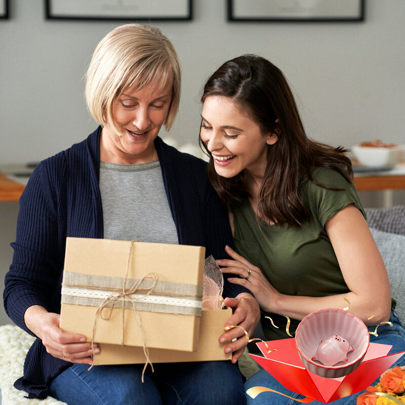 Adorable Bubbling Pig Tea Pet &Tea Cup Set