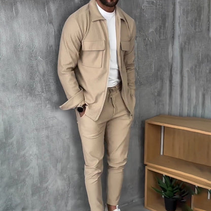 🔥Hot Sale Offers-Men’s Minimalist Jacket & Pants 2-Piece Set【FREE SHIPPING】