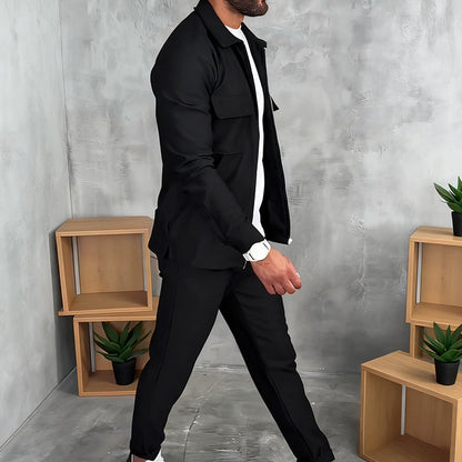 🔥Hot Sale Offers-Men’s Minimalist Jacket & Pants 2-Piece Set【FREE SHIPPING】