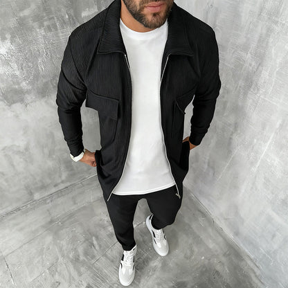 🔥Hot Sale Offers-Men’s Minimalist Jacket & Pants 2-Piece Set【FREE SHIPPING】