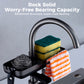2-in-1 Faucet Organizer & Drying Rack - Directs Water to Sink, Saves Space, No Tools Needed
