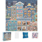 500-Piece Christmas Jigsaw Puzzle with Gold Foil