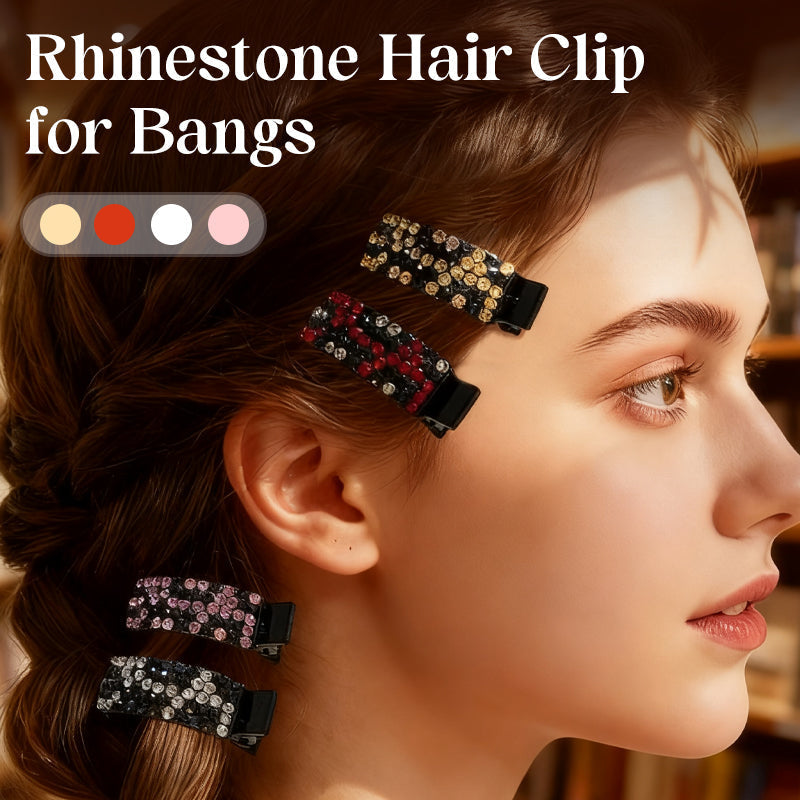 💕Black Friday Limited-Time Offer💕 Rhinestone Hair Clip for Bangs