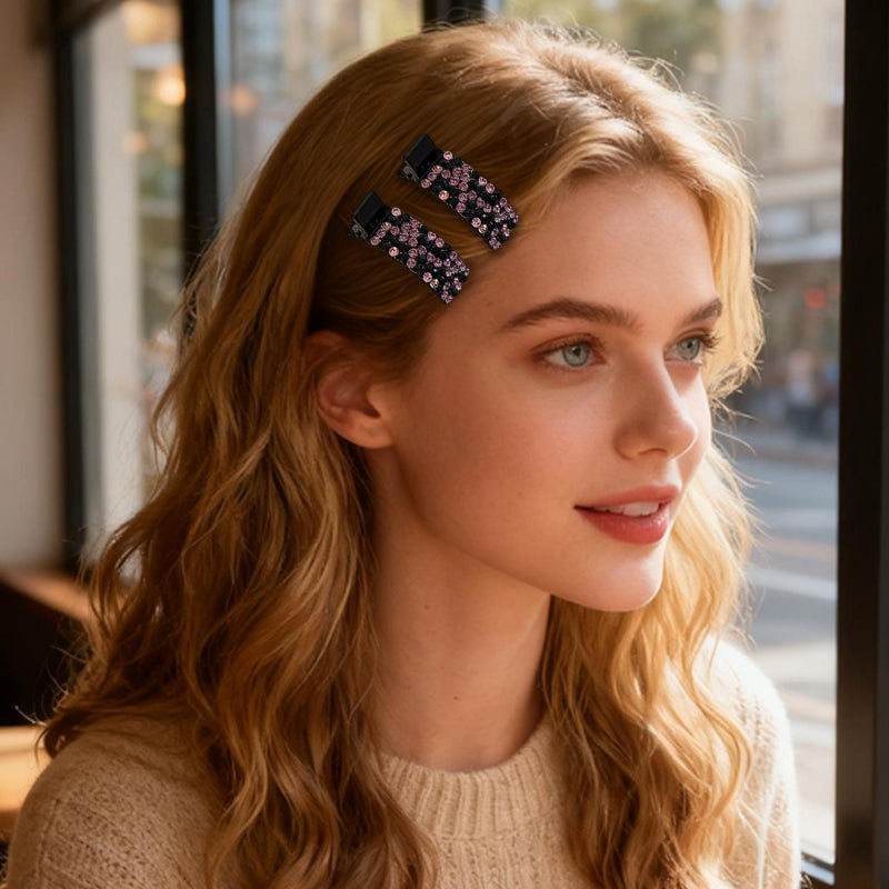 💕Black Friday Limited-Time Offer💕 Rhinestone Hair Clip for Bangs