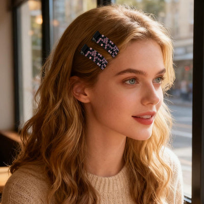 💕Black Friday Limited-Time Offer💕 Rhinestone Hair Clip for Bangs