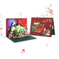 🎄🎁【3D Pop-Up Christmas Card with LED Lights and Music】 - Animated Greeting Card for Holiday Gifting!🌟