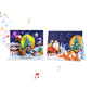 🎄🎁【3D Pop-Up Christmas Card with LED Lights and Music】 - Animated Greeting Card for Holiday Gifting!🌟