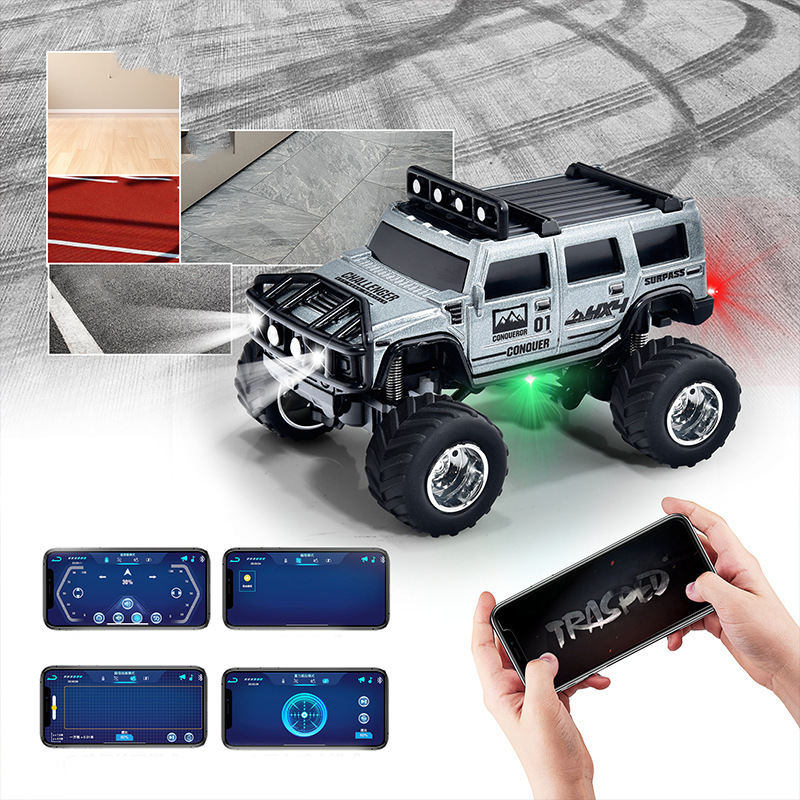 🔋 2025 HOT SALE 50% OFF! ✨【Mini RC Truck with Lights】✨ - 2.4Ghz All-Terrain Remote Control Car for Kids & Adults, Alloy Body!🚗