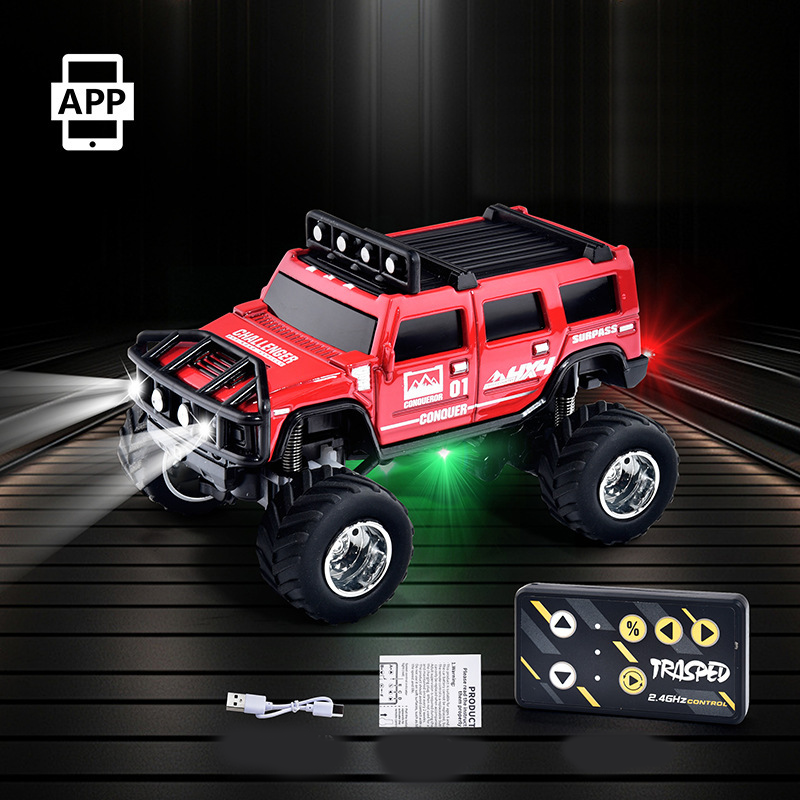 🔋 2025 HOT SALE 50% OFF! ✨【Mini RC Truck with Lights】✨ - 2.4Ghz All-Terrain Remote Control Car for Kids & Adults, Alloy Body!🚗