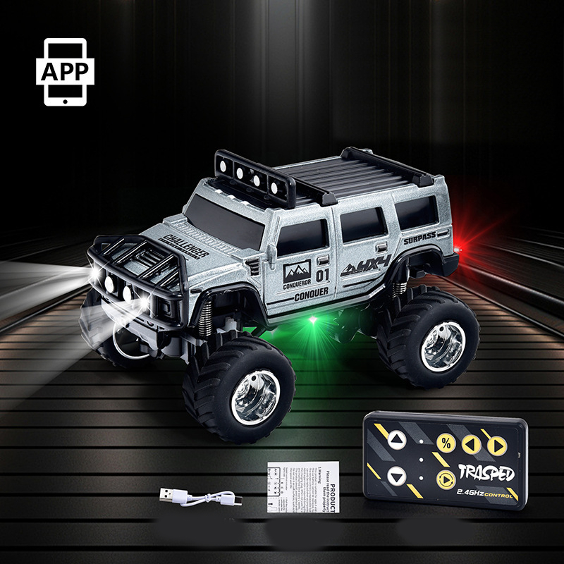 🔋 2025 HOT SALE 50% OFF! ✨【Mini RC Truck with Lights】✨ - 2.4Ghz All-Terrain Remote Control Car for Kids & Adults, Alloy Body!🚗