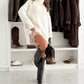 ❄️Hot Sale 50% OFF!!⚡Turtleneck Sweater Mini Dress Set