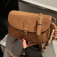 Women’s Saddle Crossbody Bag with Charm