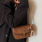 Women’s Saddle Crossbody Bag with Charm
