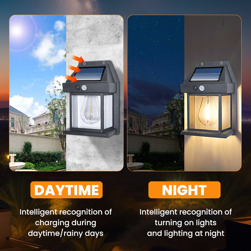 🎉50% OFF🎉SOLAR WALL LIGHT💡-Motion Sensor & Weatherproof, Automatic Dusk to Dawn Operation, Easy Installation for Garden and Pathway🌟