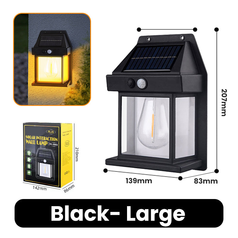🎉50% OFF🎉SOLAR WALL LIGHT💡-Motion Sensor & Weatherproof, Automatic Dusk to Dawn Operation, Easy Installation for Garden and Pathway🌟