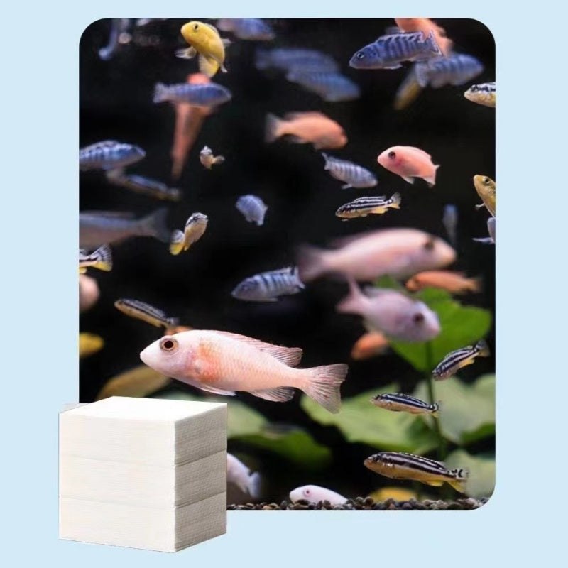 ⚡🐠 BUY 1 GET 1 FREE! ✨ AQUARIUM CLARIFYING SHEETS - Crystal Clear Water in 24 Hours, Removes Odors and Impurities, Safe for All Fish and Plants 🌿🔮