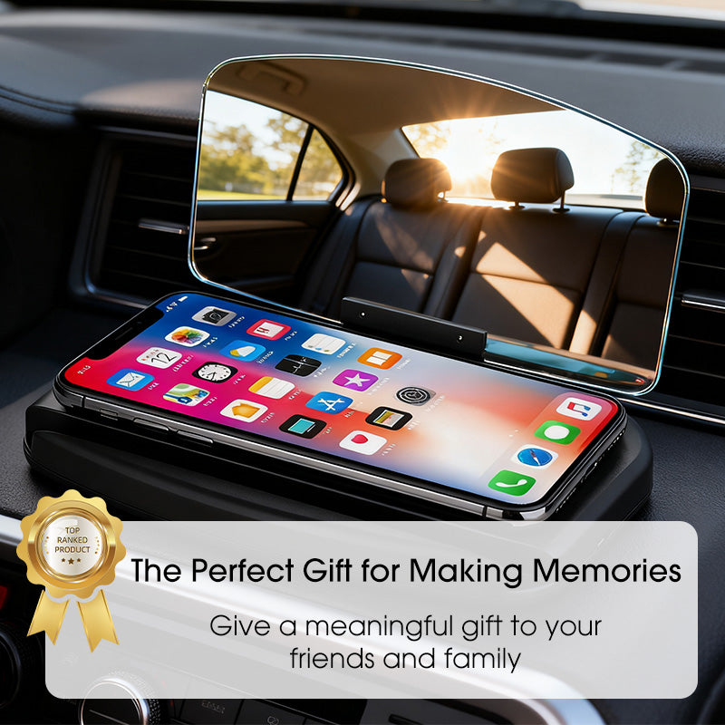 Wireless Charging Car HUD Holder for Phones