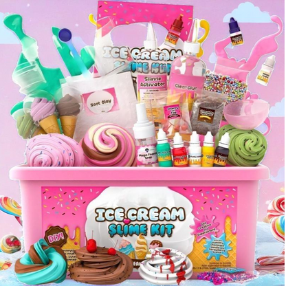 Original Stationery Ice Cream Slime Kit for Girls